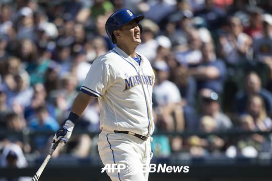 이대호. /AFPBBNews=뉴스1<br /><br />
<br /><br />
