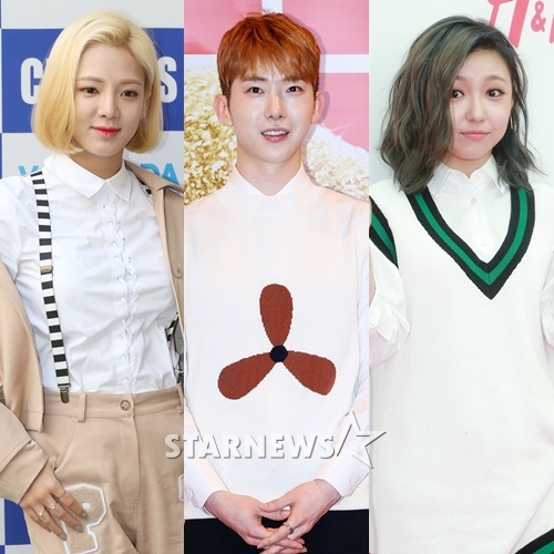 (왼쪽부터) 소녀시대 효연, 조권, 미쓰에이 민 /사진=스타뉴스
