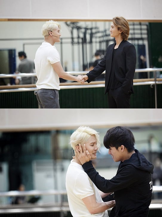 김준수(왼쪽부터 시계방향)와 박은태, 최재웅, 김준수 / 사진제공=씨제스 컬쳐 