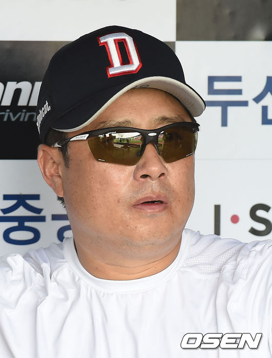 두산 김태형 감독.<br /><br />
<br /><br />
