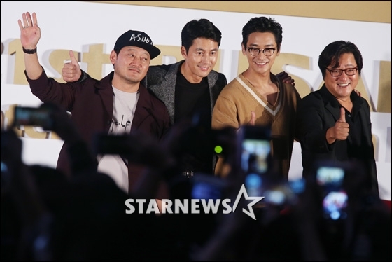 영화 '아수라'팀 / 사진=이동훈 기자