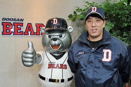 김승회. /사진=두산 베어스<br /><br />
<br /><br />
