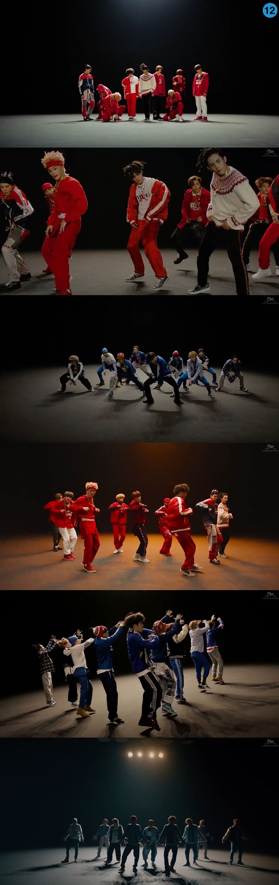 NCT 127 '무한적아' 퍼포먼스 버전 뮤직비디오 화면캡처 