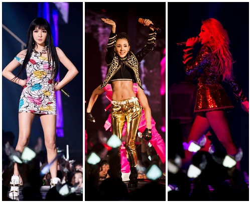 2NE1의 박봄 산다라박 씨엘(왼쪽부터) / 사진출처=YG엔터테인먼트