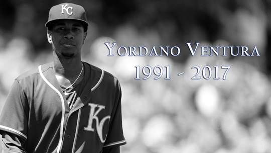교통사고로 사망한 요다노 벤추라. /사진=MLB.com 공식 트위터