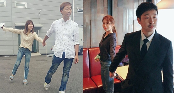 서현진(왼쪽)과 유인나와 찍은 콘셉트 사진/사진=김기두 인스타그램