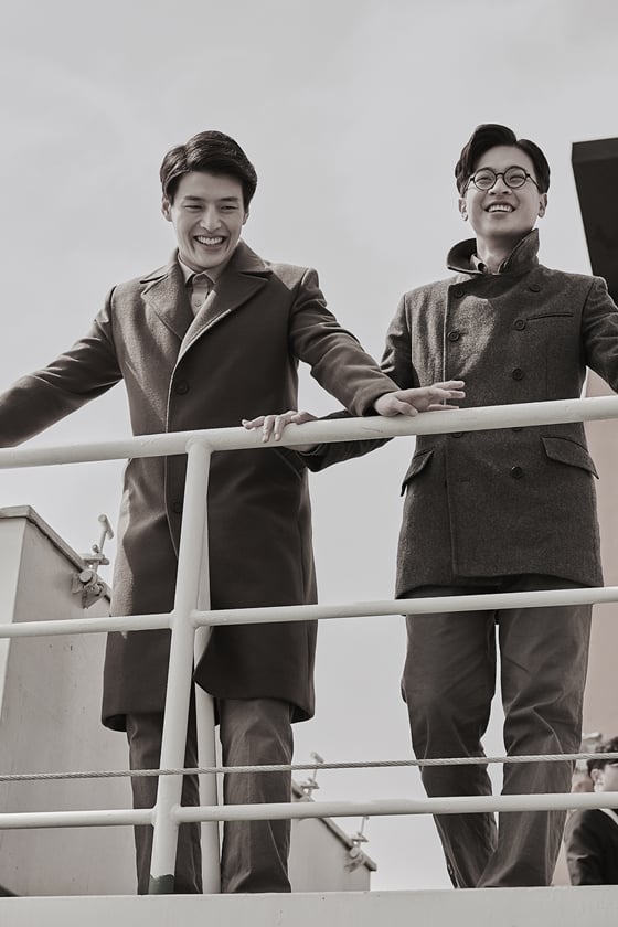 강하늘 박정민 / 사진='동주' 미공개 스틸컷