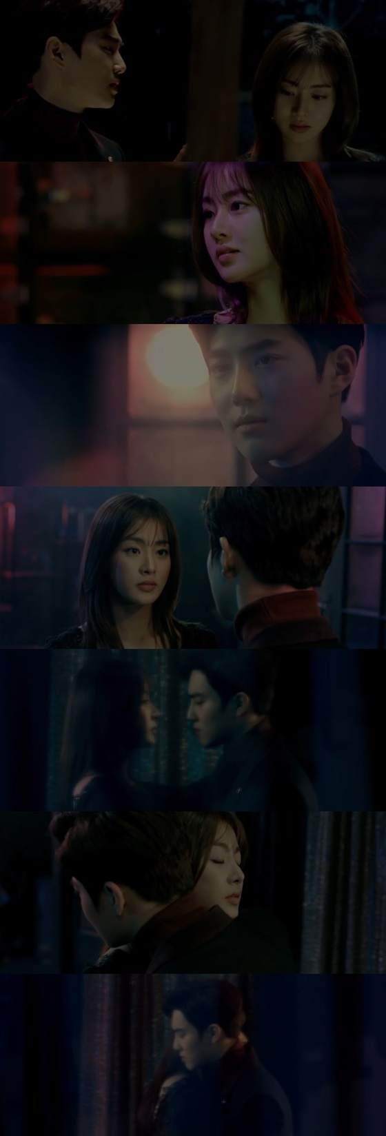 수호X송영주 '커튼' 뮤직비디오 화면캡처