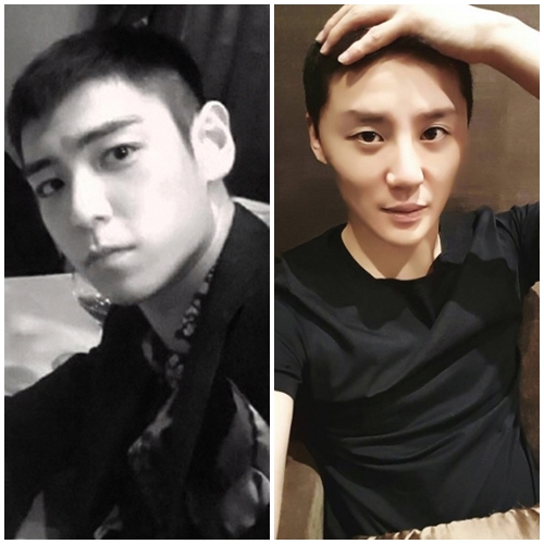 탑(왼쪽)과 김준수 / 사진출처=탑 및 김준수 인스타그램