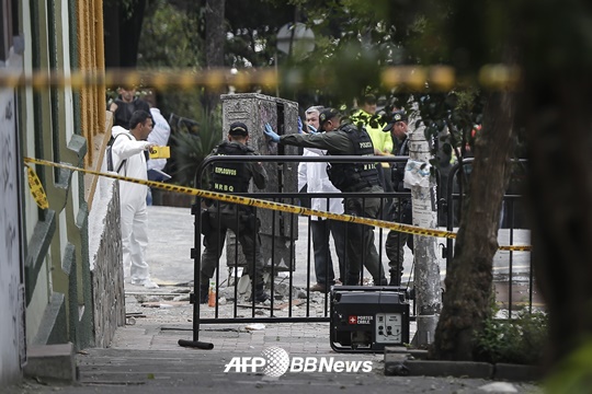 콜롬비아 투우경기장 인근서 폭탄테러가 발생했다. /AFPBBNews=뉴스1