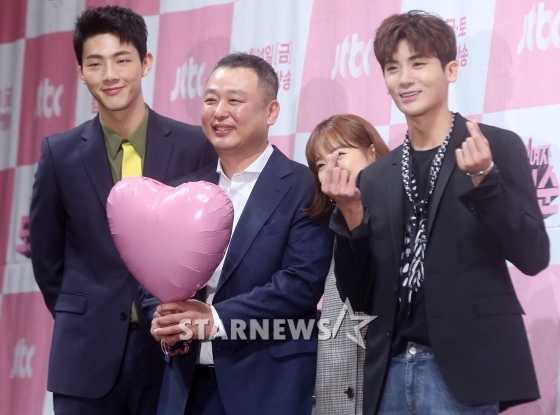 지수, 이형민PD, 박보영, 박형식(왼쪽부터) /사진=홍봉진 기자
