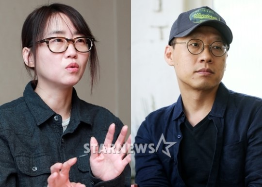 김은희 작가(왼쪽)와 김성훈 감독/사진=스타뉴스