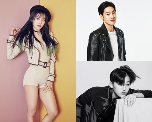 혜정, 강윤, 김현주(사진 왼쪽부터 시계방향으로)/사진=FNC엔터테인먼트, 강윤, 김현주