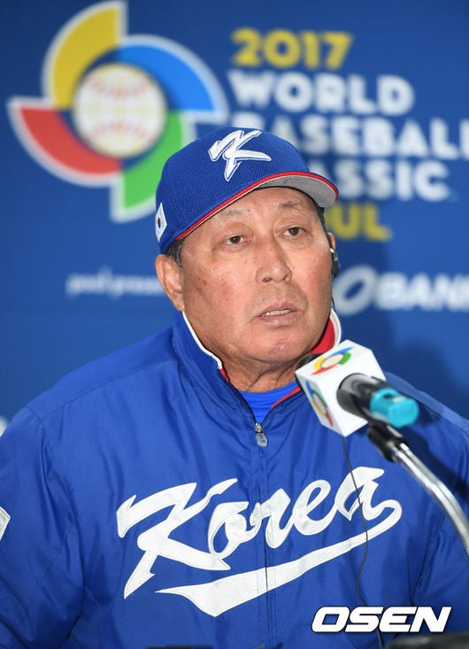 WBC 대표팀 김인식 감독.<br /><br />
<br /><br />
