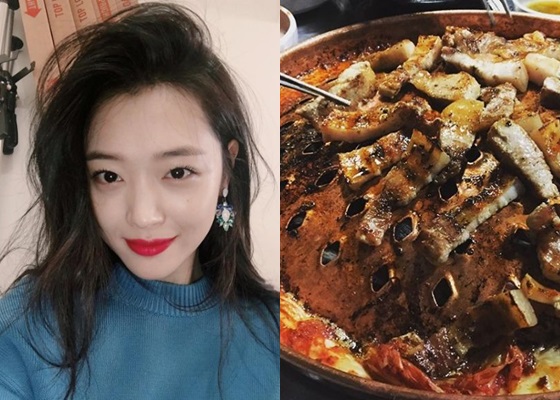 설리가 SNS에 올린 사진(왼쪽)과 최자가 이달 초 SNS에 올린 사진. 설리는 결별 소식이 전해진 이후에도 활발한 SNS 활동을 하고 있다. 반면 최자의 말이 없다. 