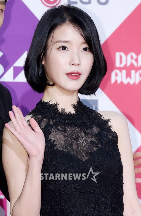 가수 아이유 /사진=김휘선 기자