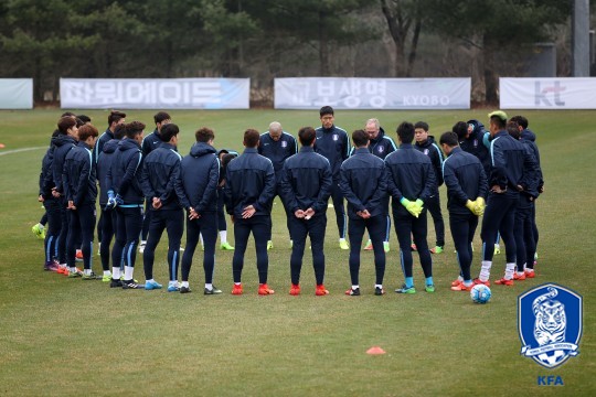 한국 축구 대표팀. /사진=대한축구협회 제공