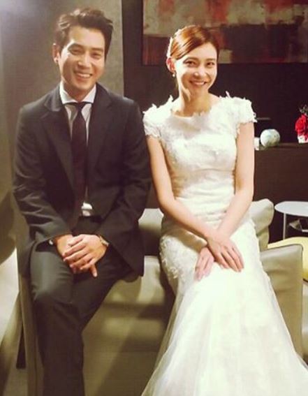 오는 5월 결혼식을 올리는 배우 주상욱과 배우 차예련 커플 /사진=차예련 SNS