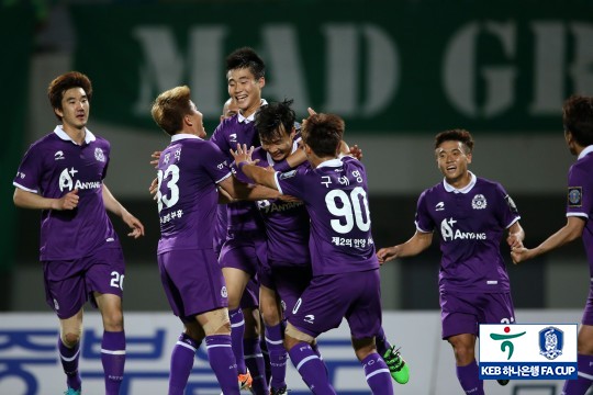 FC안양 선수들 /사진=대한축구협회 제공