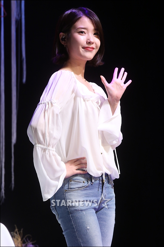 가수 아이유 /사진=임성균 기자