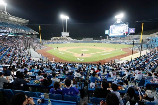 10일까지 대구 삼성 라이온즈 파크 관중이 35% 감소했다. /사진=삼성 라이온즈 제공