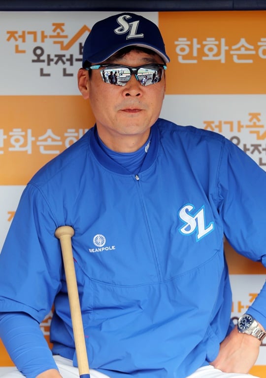 삼성 라이온즈 김한수 감독. /사진=삼성 라이온즈 제공<br /><br />
<br /><br />

