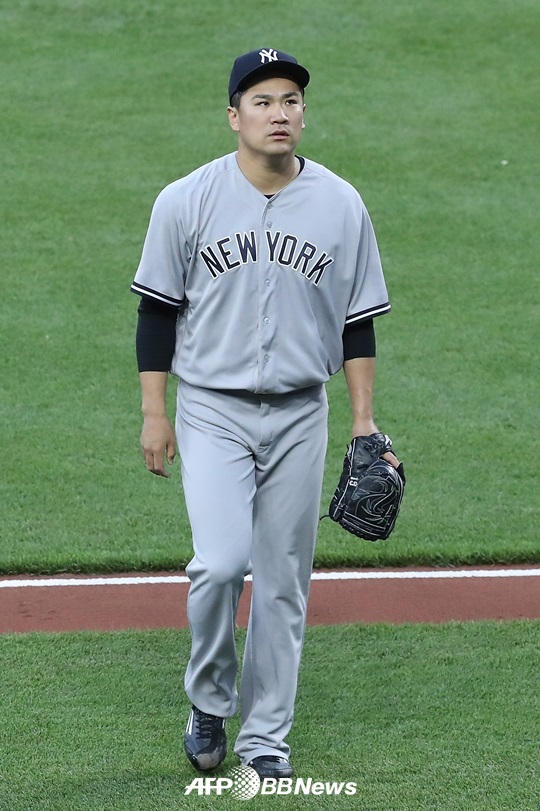 뉴욕 양키스의 일본인 투수 다나카 마사히로. /AFPBBNews=뉴스1