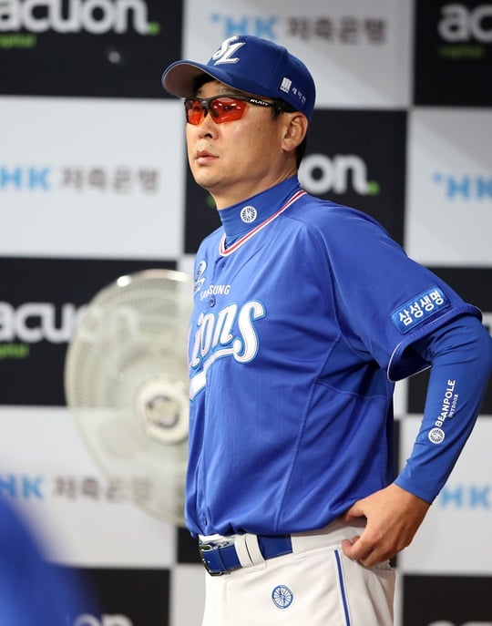 삼성 라이온즈 김한수 감독. /사진=삼성 라이온즈 제공<br /><br />
<br /><br />
