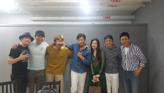 장혁, 김수로, 노홍철, 박건형, 김소영, 오상진, 김민종(왼쪽부터)/사진=김수로 인스타그램
