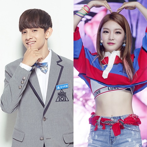 (왼쪽부터) 사무엘, 김청하 /사진=엠넷, 스타뉴스