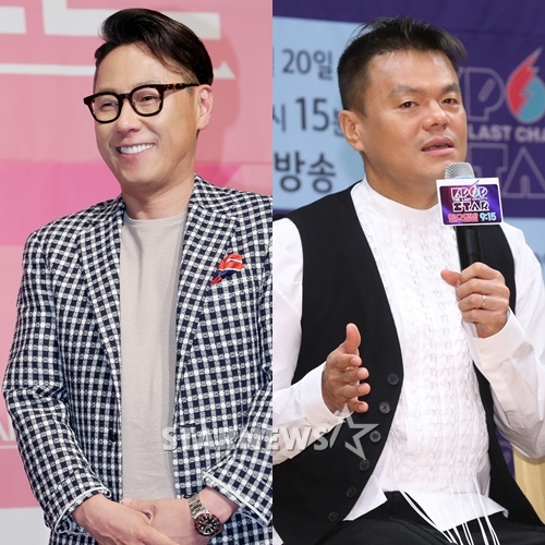 (왼쪽부터) 윤종신, 박진영 /사진=스타뉴스