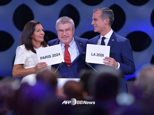 2024년 파리, 2028년 LA로 하계 올림픽 개최지가 확정됐다. / AFPBBNews=뉴스1