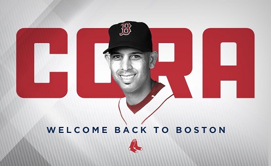알렉스 코라가 보스턴 레드삭스 새 감독으로 부임했다. /사진=보스턴 레드삭스 트위터