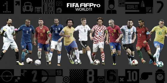 세게 최고의 베스트 11 /사진=FIFA 공식 트위터 캡처.