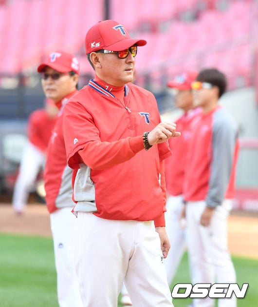 KIA 김기태 감독<br /><br />
<br /><br />
