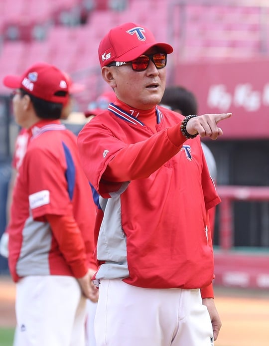 KIA 타이거즈 김기태 감독. /사진=KIA 타이거즈 제공<br /><br />
<br /><br />
