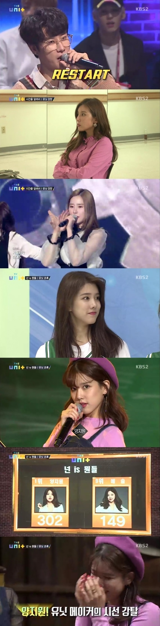 /사진=KBS 2TV 예능 '더유닛' 방송화면 캡처