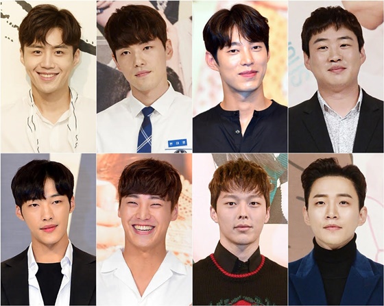 (왼쪽위부터 시계방향_ 김선호, 김정현, 송원석, 안재홍, 준호, 장기용, 이태환, 우도환 / 사진=KBS