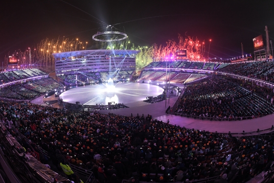 \'2018 평창 동계올림픽\' 폐회식이 25일 저녁 8시에 열린다. 사진은 9일 개회식 장면. /사진=김창현 기자