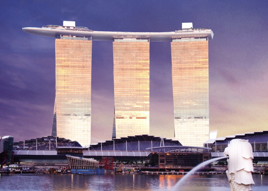 싱가포르 마리나베이 샌즈호텔/사진제공=쌍용건설