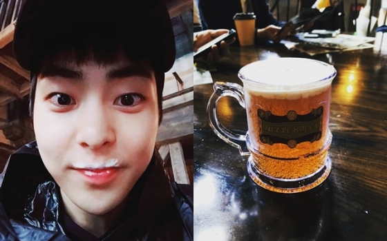 엑소 시우민/사진=엑소 공식 SNS