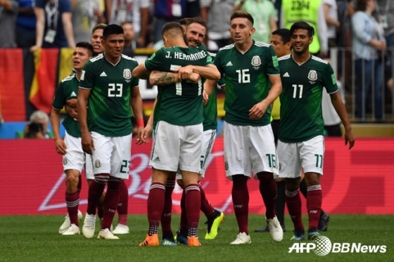 멕시코 축구 대표팀 /AFPBBNews=뉴스1