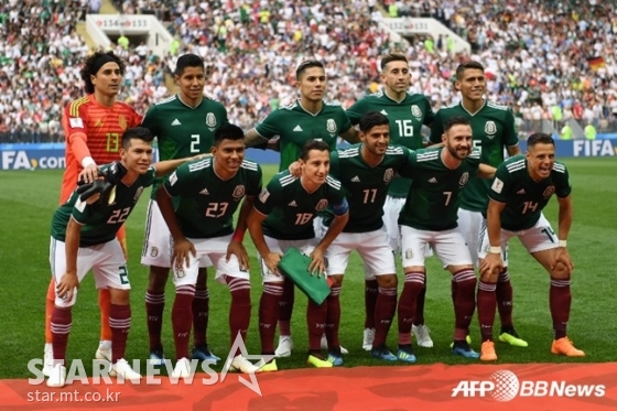 멕시코 축구 대표팀 /AFPBBNews=뉴스1