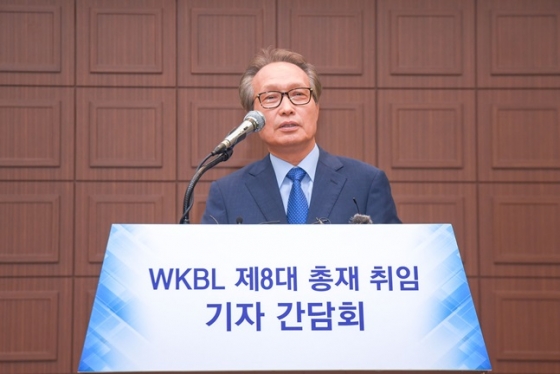 WKBL 이병완 신임 총재. /사진=WKBL 제공