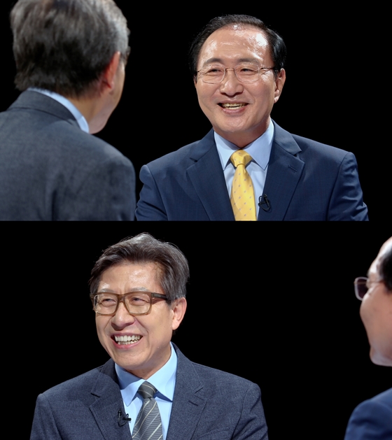 故노회찬 정의당 의원(위), 박형준 교수/사진제공=JTBC
