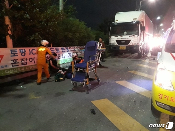 뮤지컬배우 박해미의 남편 황모씨가 몰던 승용차가 강변북로에서 사고를 내 배우 2명이 숨지고 3명이 다치는 등 5명의 사상자를 냈다. / 사진제공=뉴스1