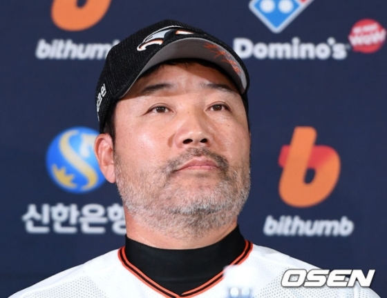 한화 한용덕 감독.