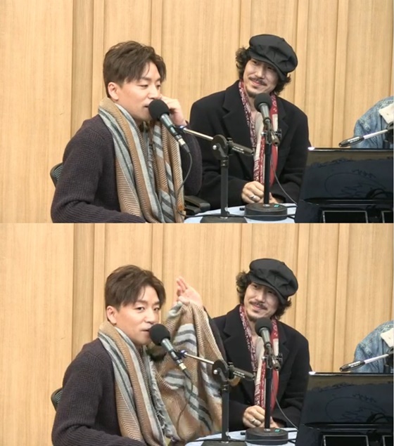 가수 비지(왼쪽), 타이거 JK /사진=SBS 라디오 파워FM \'두시탈출 컬투쇼\' 보는 라디오 방송화면 캡처