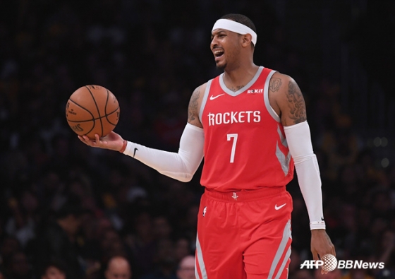 미국프로농구(NBA) 휴스턴 로켓츠의 카멜로 앤서니. / 사진=AFPBBNews=뉴스1
