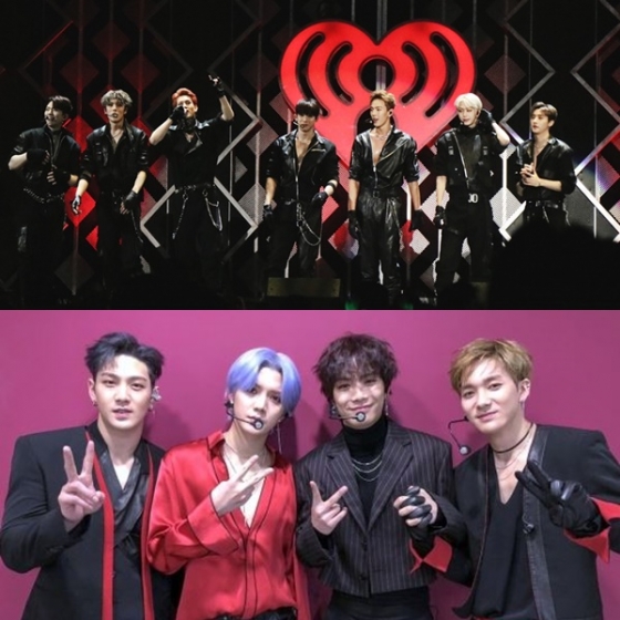 (위부터) 몬스타엑스, 뉴이스트W /사진제공=스타쉽엔터테인먼트, 플레디스엔터테인먼트